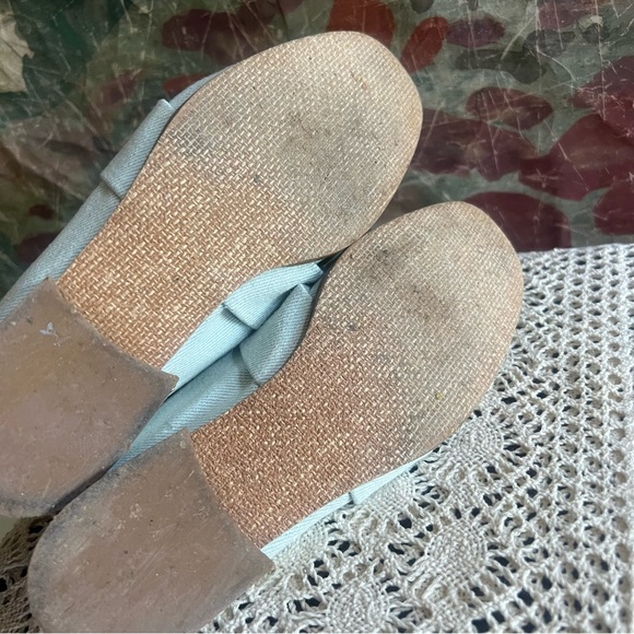 Free People At Ease Blue Denim Slip On Mules size 36 - Picture 9 of 9